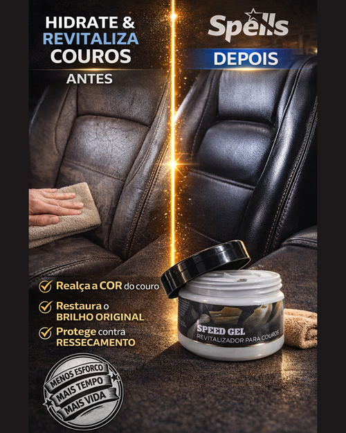 KIT HIDRATANTE COURO + SHAMPOO AUTOMOTIVO SEM ENXAGUE